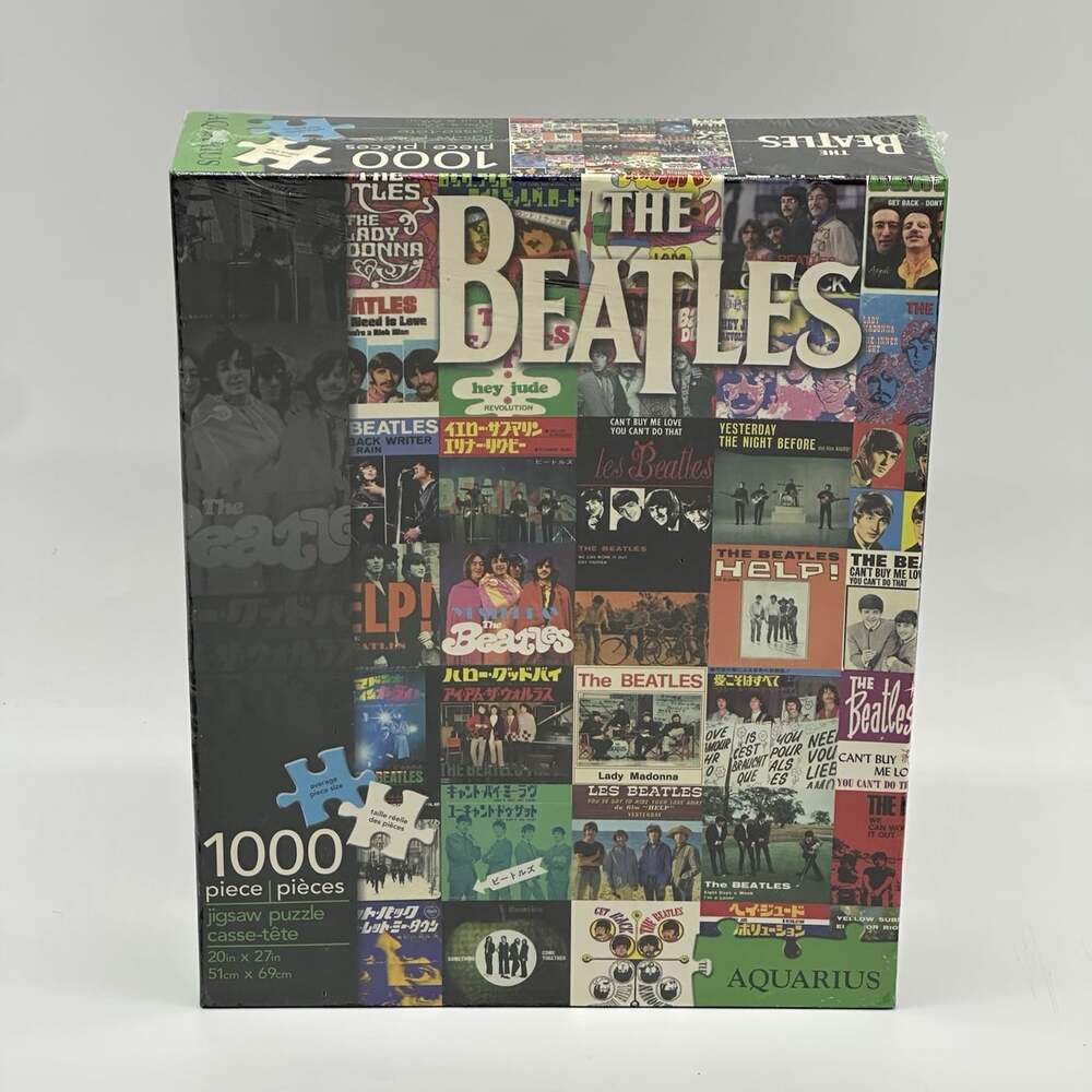 The Beatles 1,000 Piece 20”x 27” Jigsaw Puzzle by Aquarius - New & Factory Seal